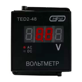 Bольтметр цифровой TED2-48 АС 0-300V Энергия - Магазин стабилизаторов напряжения Ток-Про